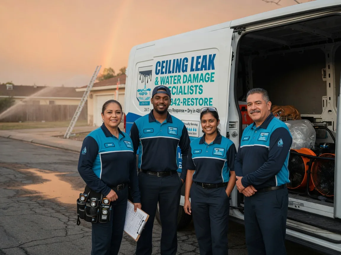 Ceiling Leak Cleanup company in East Wilton, ME